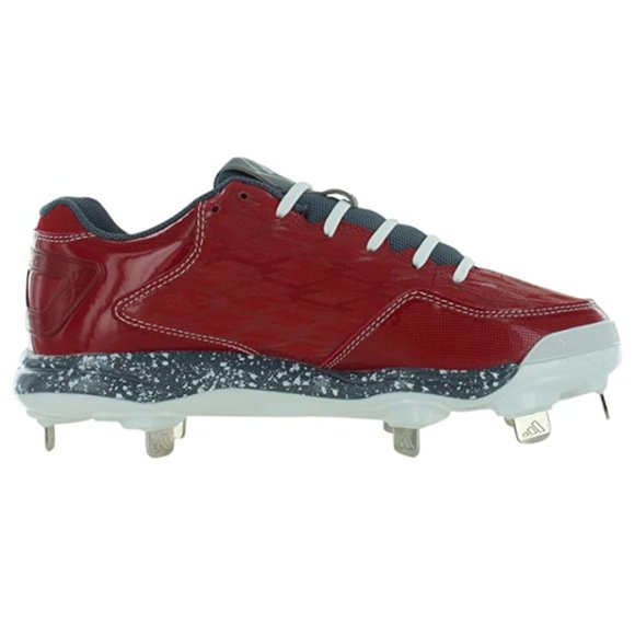 adidas Power Alley 2 Women's Softball Cleats - Red/Grey - Size 8.5 - New - Picture 3 of 4